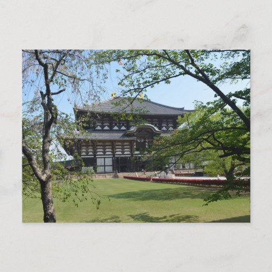 Todai-ji in Nara, Briefkaart Japan (Voorkant)