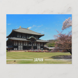 Tōdai-ji Temple in Nara, Japan Briefkaart