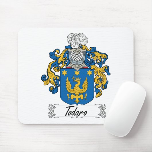Todaro Family Crest Muismat (Met muis)