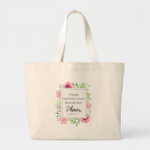 Todas vuestras cosas sean hechas con amor grote tote bag (Voorkant)