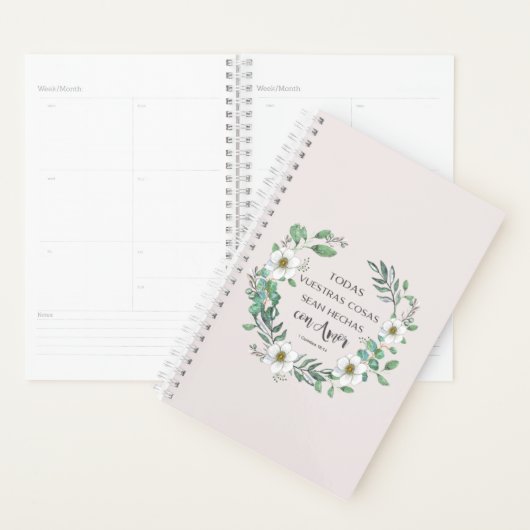 Todas vuestras cosas Spaans bijbelblad Planner (Display)