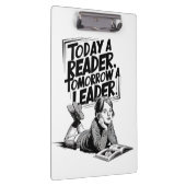 Today a Reader - Book Reading Girl - Bookworm Girl Klembord (Rechts)