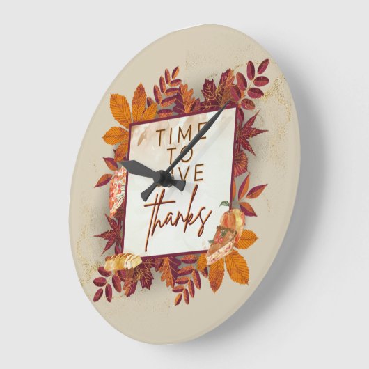 TODAY BE THANKFUL, TIEMPO DE SER AGRADECIDO GROTE KLOK (Hoek)