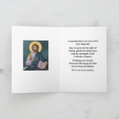 Today He became a Child of God Baptism Card Kaart (Binnen)