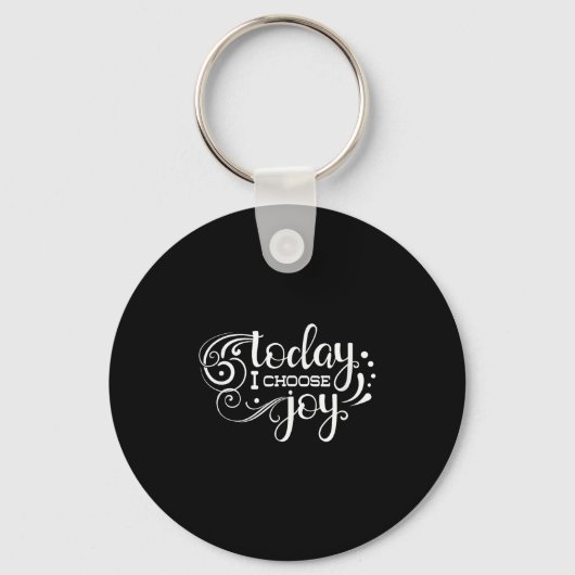 Today I Choose Joy, Insrational, Motivational, Fam Sleutelhanger (Voorkant)