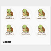 Today I’m a Patient Turtle – Kawaii Sticker (Vel)