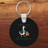 Today I'm A Serious Goose Funny Goose Lovers Sleutelhanger (Voorkant)