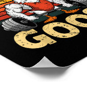 Today I'm A Serious Goose Funny Gym Weightlifting  Poster (Hoek)