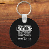 Today I'm Doing Nothing - Funny Lazy People Christ Sleutelhanger (Voorkant)