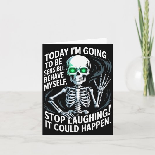 Today I'm Going To Be Sensible And Behave Myself S Kaart (Voorkant)