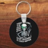 Today I'm Going To Be Sensible And Behave Myself S Sleutelhanger (Voorkant)