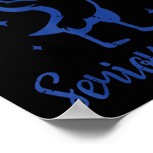 Today Im Serious Goose Barbell Gym Workout Men Wom Poster (Hoek)