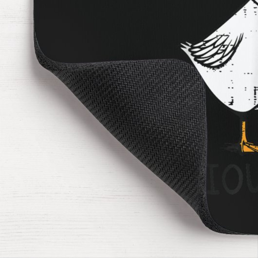 Today Im Serious Goose Briefcase Funny Silly Humor Muismat (Hoek)