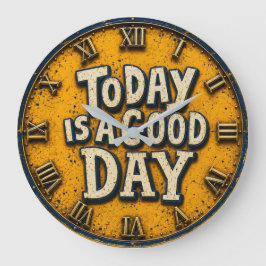 Today Is a Good Day Inspirational Positive Quote Grote Klok