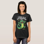 Today Is A Salamander Day Funny Cute Cartoon Herpe T-shirt (Voorkant volledig)
