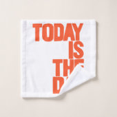 Today is the day bad handdoek (Wasdoekje)