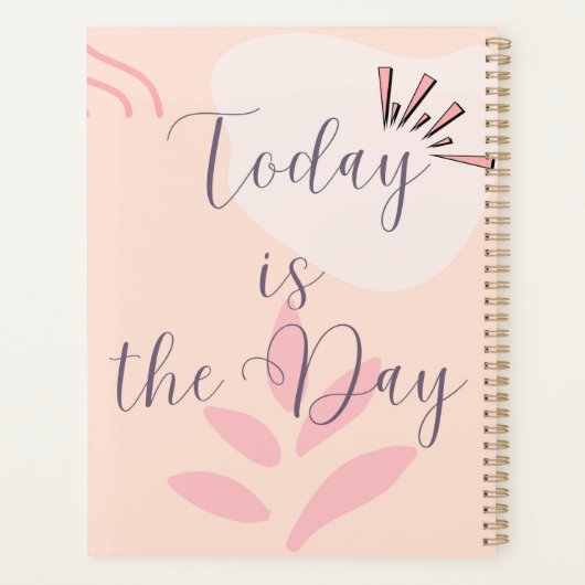 Today is The Day Planner (Achterkant)
