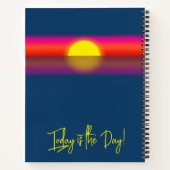 Today is the Day Sunrise Affirmation Notitieboek (Achterkant)