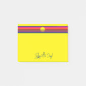 Today is the Day Sunrise Affirmation Post-it® Notes (Voorkant)