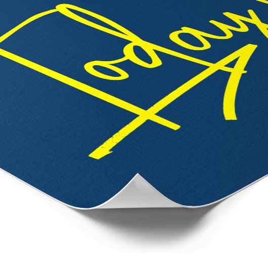 Today is the Day Sunrise Affirmation Poster (Hoek)