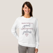Today’s Greatness Dames Wit Sweatshirt (Voorkant volledig)