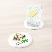 Todays Fourcast "Golf" Zandsteen Onderzetter (Zijkant)