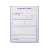 Today's Mental Notes Notepad Notitieblok (Linkerzijde)