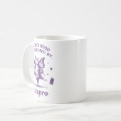 Today's Mood Is Snsored By Lexapro Funny Design Koffiemok (Voorkant links)