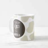 Today's Mood Is Sponsored by Coffee – Funny Mug Koffiemok (Voorkant links)