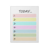 Todays Tasks-Notitieblok Notitieblok (Linkerzijde)
