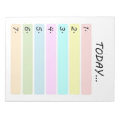 Todays Tasks-Notitieblok Notitieblok (Voorkant)