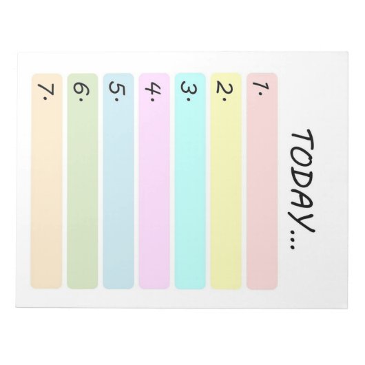 Todays Tasks-Notitieblok Notitieblok (Voorkant)