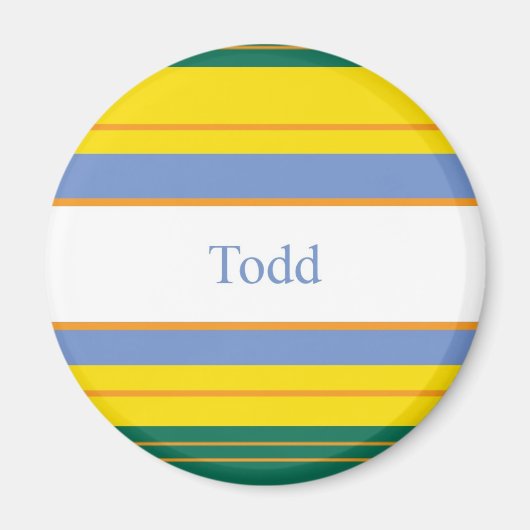 Todd Classic Stripes Magneet (Voorkant)