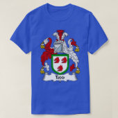 Todd Coat of Arms Family Crest T-shirt (Design voorkant)
