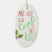 Todd en Margo Double Sided Holiday Ornament (Rechts)