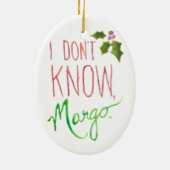 Todd en Margo Double Sided Holiday Ornament (Achterkant)