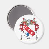 Todd Family Crest Magneet (Voorkant / Achterkant)