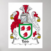 Todd Family Crest Poster (Voorkant)