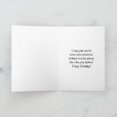 Todd French Bulldog Shakespeare Gelukkige Verjaard Kaart (Binnen)