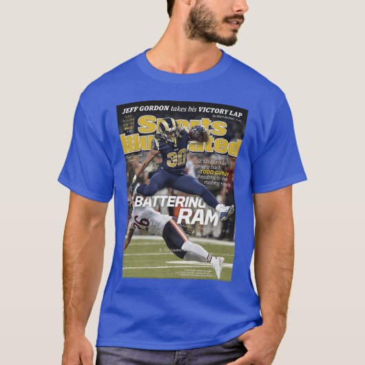 Todd Gurley Battering Ram meisje T-shirt (Voorkant)