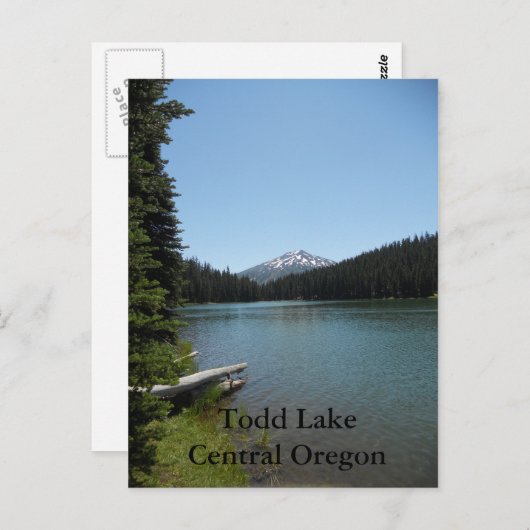 Todd Lake Central Oregon Briefkaart (Voorkant / Achterkant)