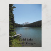 Todd Lake Central Oregon Briefkaart (Voorkant)