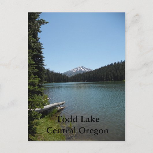 Todd Lake Central Oregon Briefkaart (Voorkant)