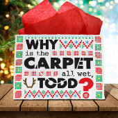 Todd Margo Tapijt Grappig Rood Lelijke Kersttrui Groot Cadeauzakje