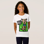 Todd Parr - bruine hond T-shirt (Voorkant volledig)