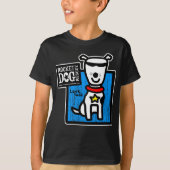Todd Parr - witte hond T-shirt (Voorkant)