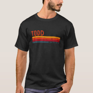 Todd Retro Limited Edition 80S 90S Birthda T-shirt