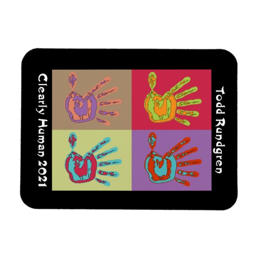 Todd Rundgren is duidelijk Human Hand Magnet Magneet (Horizontaal)