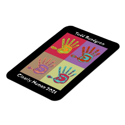 Todd Rundgren is duidelijk Human Hand Magnet Magneet (Linkerzijde)