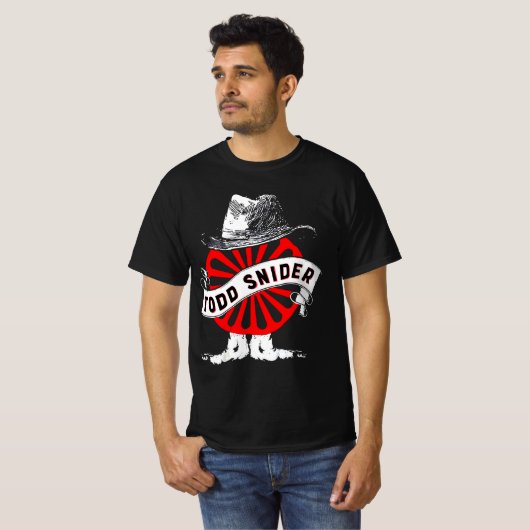 Todd Snider Pet Logo Art T-shirt (Voorkant volledig)